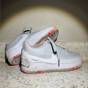 Nike Air Force 1 with Multicolor Sole